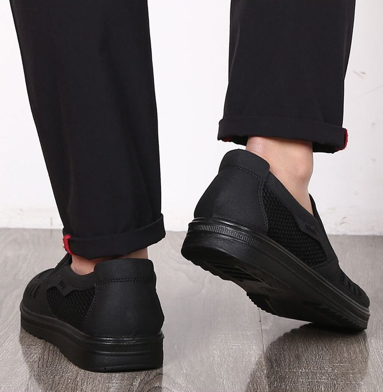 Mens Casual Slip-on Shoes | Lightweight casual soft sole senior dad shoes