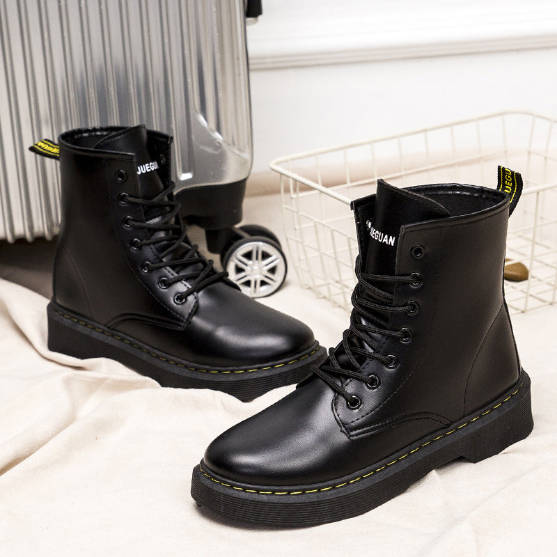Women's Comfortable Platform High-top PU Women's Dr Martens Boots