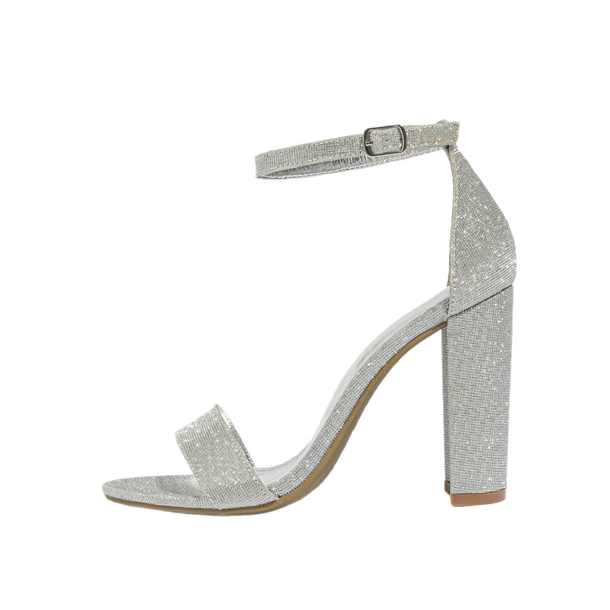 Womens Chunky Heel Sandals | European And American Style High Heel Classy Shoes