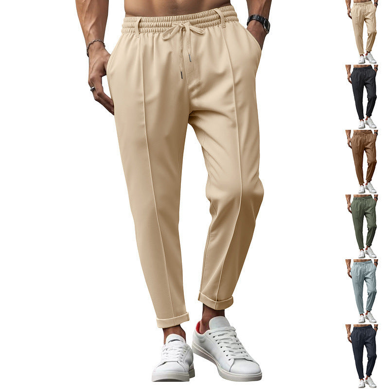Men’s Slim Fit Tapered Trousers for Smart Casual Everyday Style
