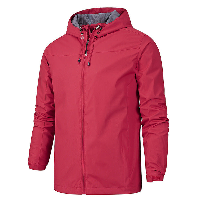 Mens Outdoor Windproof And Waterproof All Season Mountaineering Jacket