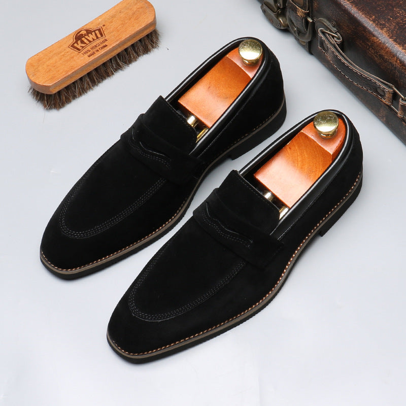 Men’s British Suede Leather Loafers for Effortless Everyday Elegance