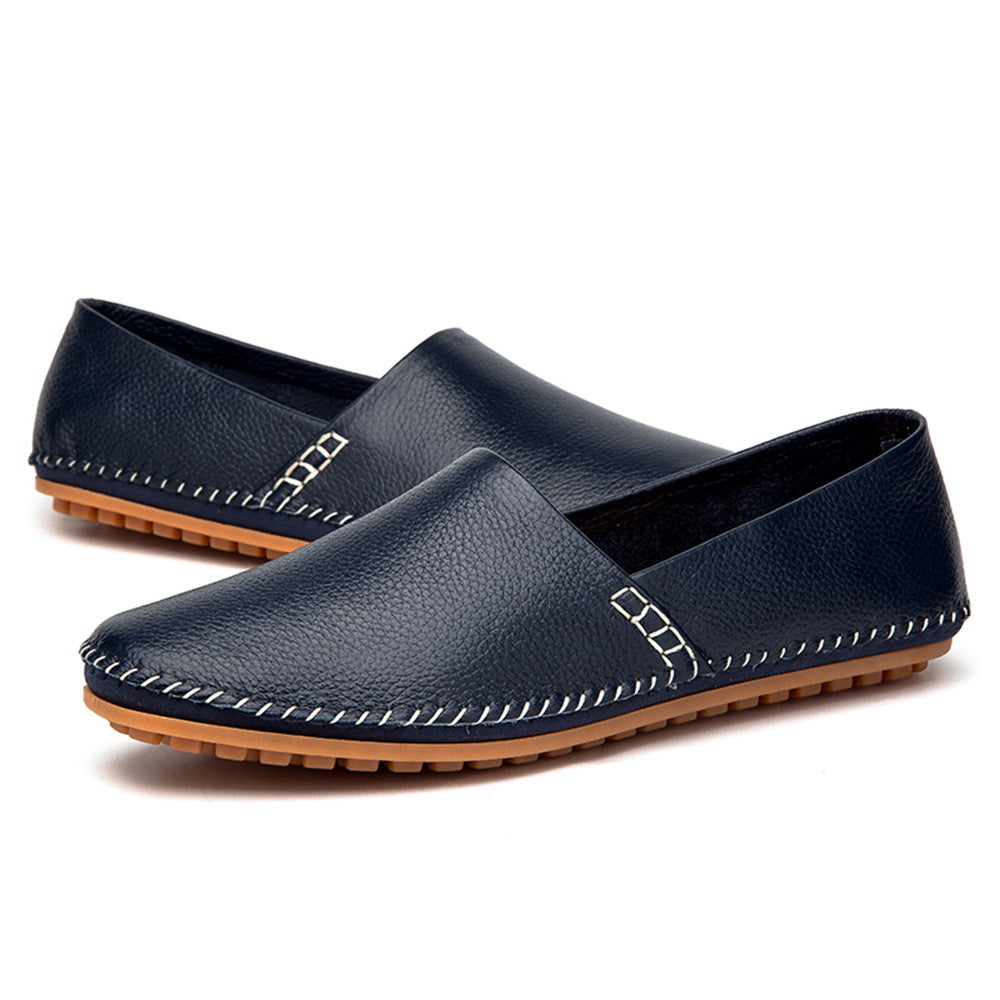 Mens Rubber Sole Comfortable Loafers | Driving Casual Shoes