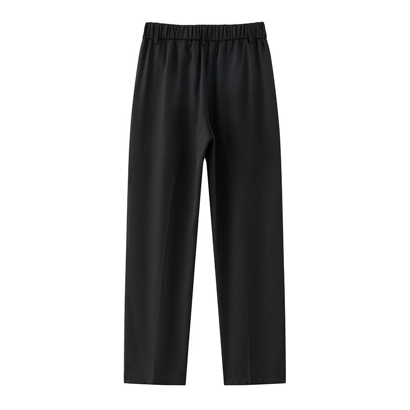 Women’s Versatile Loose Straight Casual Trousers for Everyday Comfort