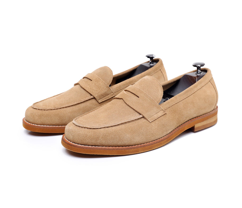 Men’s Handmade Retro Leather Loafers for Timeless Everyday Style