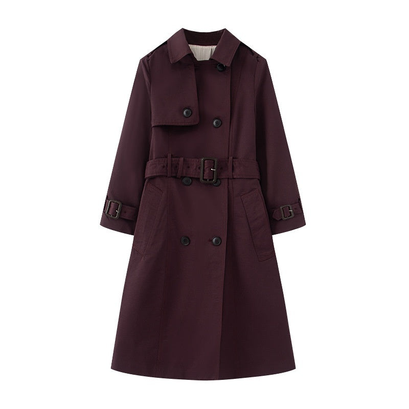 Womens Winter Trench | Mid-length British Trench Coat