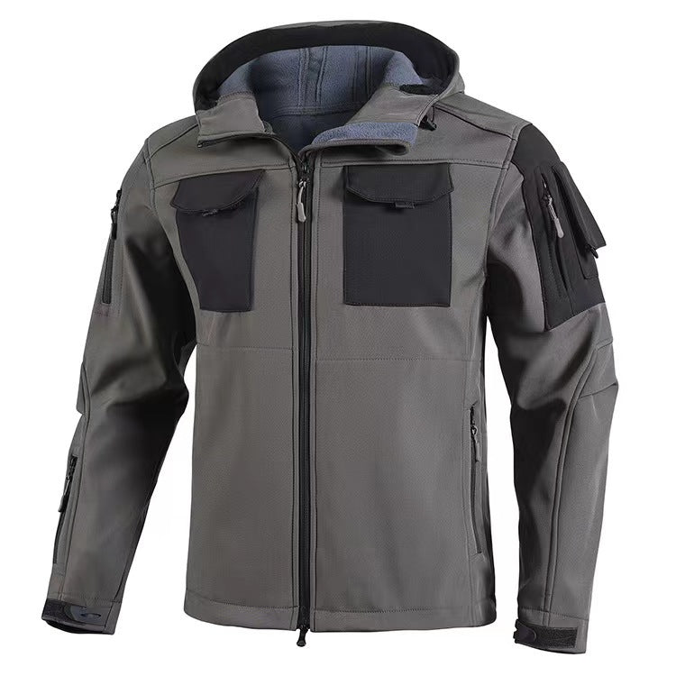 Mens Soft Shell Beetle Top Fleece-lined Windproof Waterproof Jacket