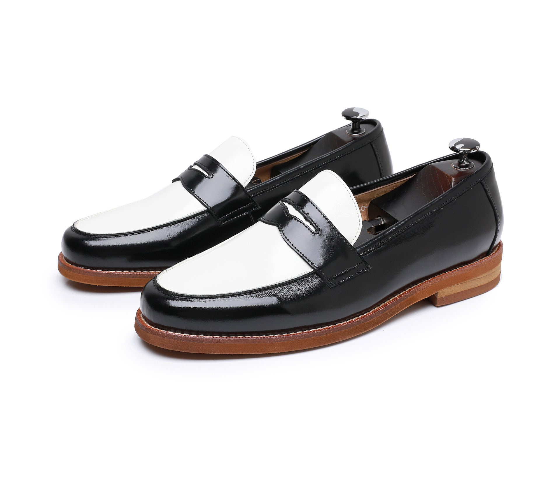 Men’s Handmade Retro Leather Loafers for Timeless Everyday Style