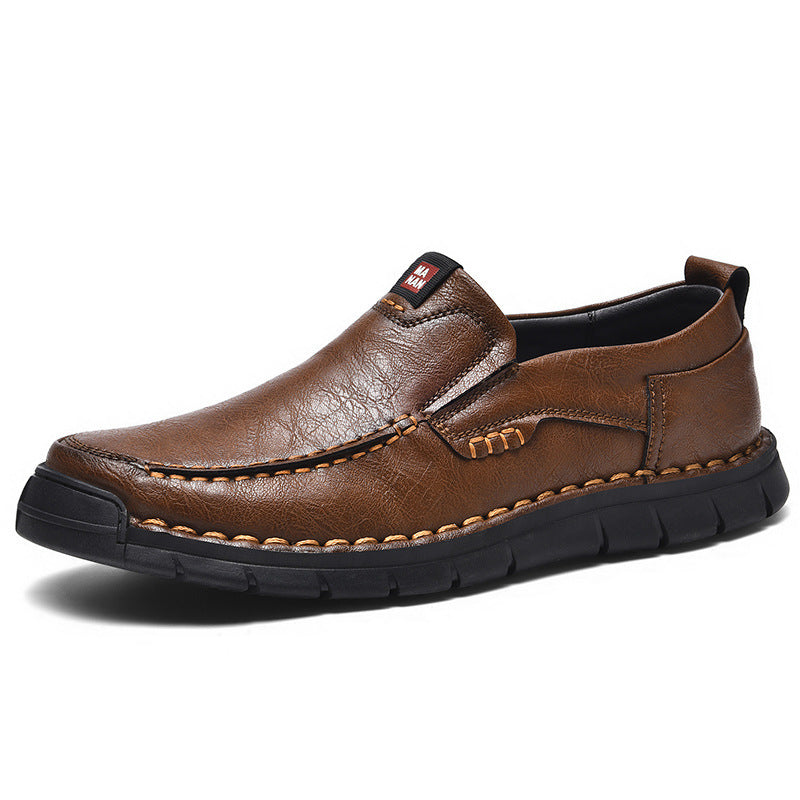 Men’s Comfortable Soft Leather Casual Shoes for Daily Wear