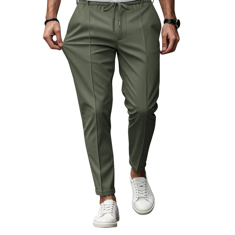 Men’s Slim Fit Tapered Trousers for Smart Casual Everyday Style